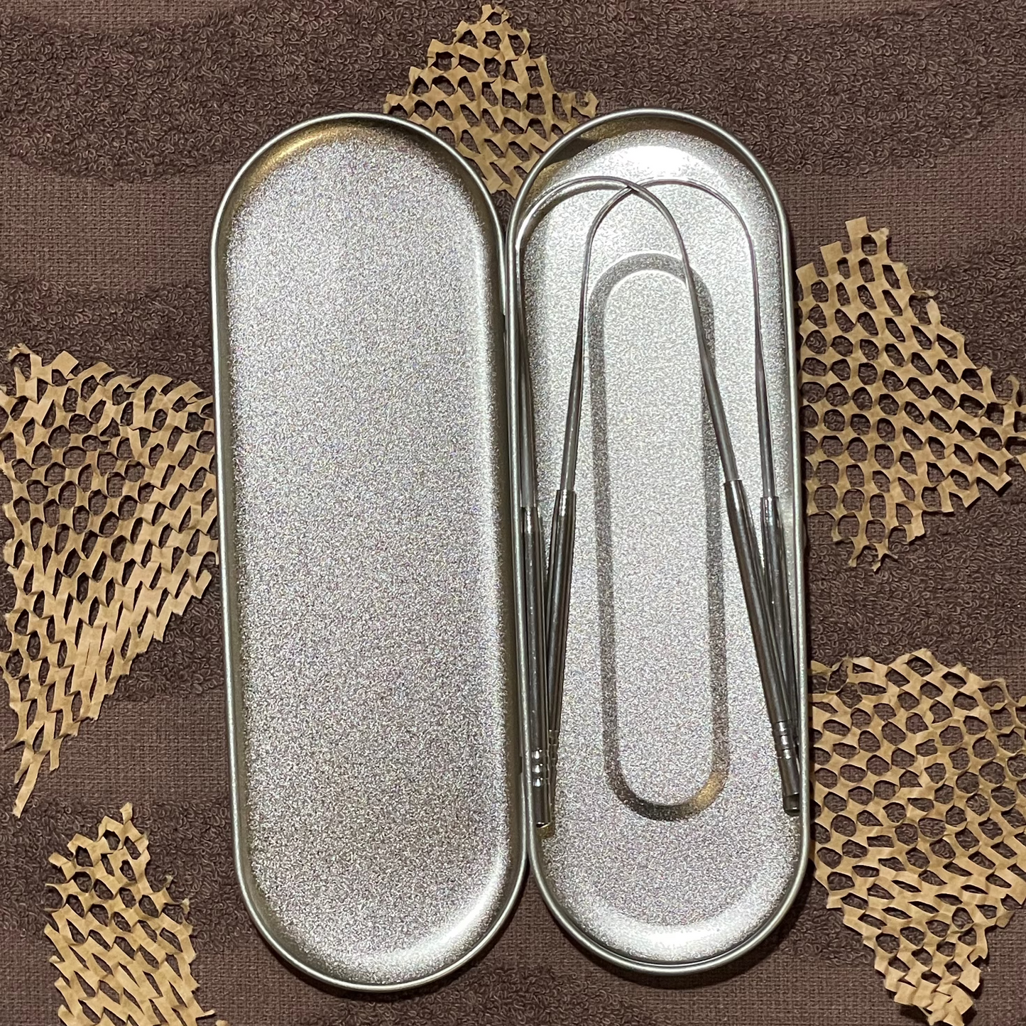 Stainless Steel Tongue Scraper Set